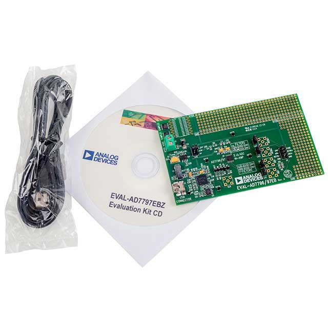 EVAL-AD7797EBZ Analog Devices Inc.  Cartes d'évaluation - Convertisseurs analogique-numérique (CAN)